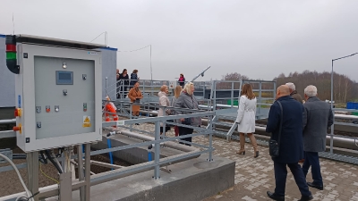 Uroczyste otwarcie zmodernizowanej oczyszczalni ścieków w Kałuszynie._5