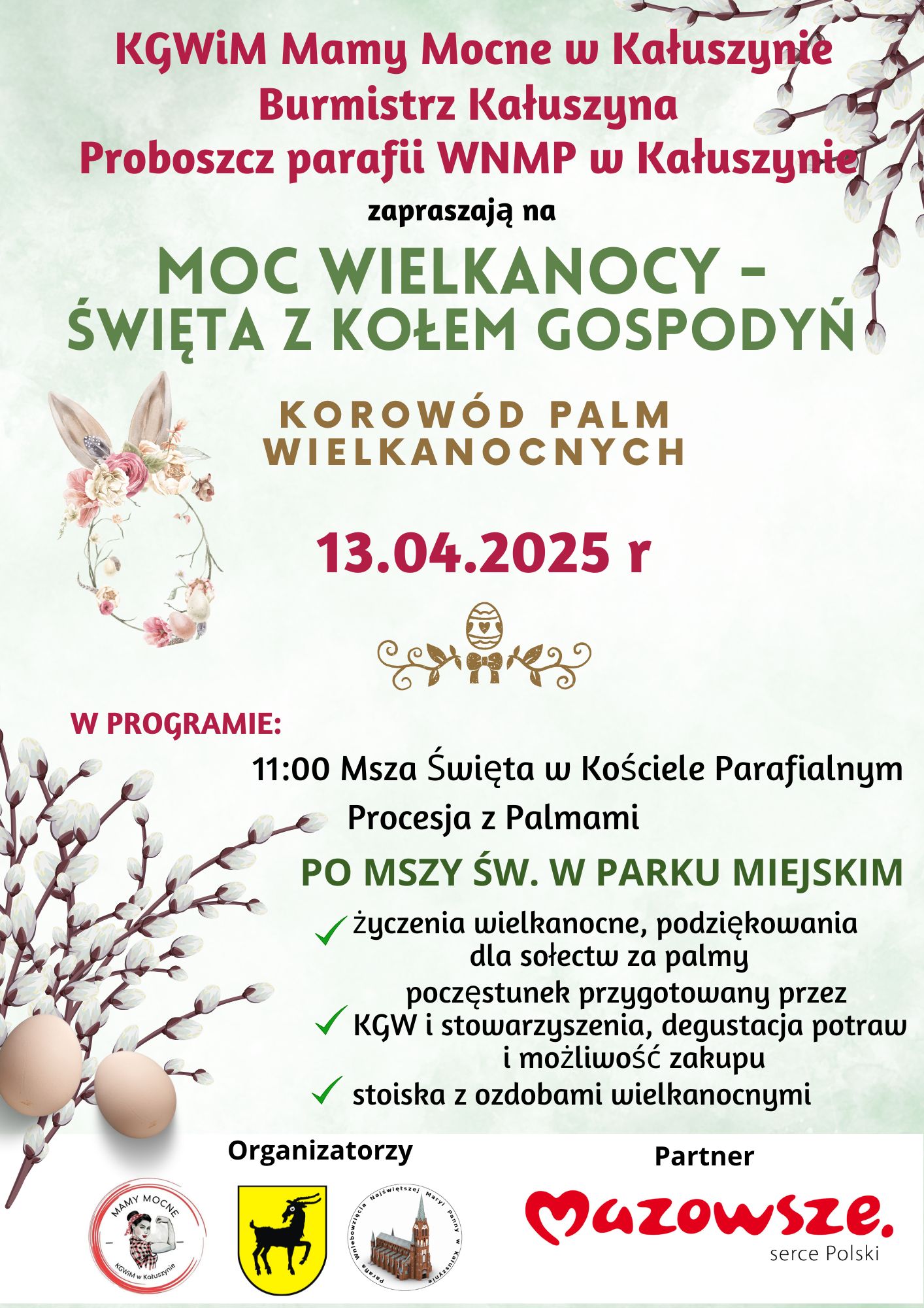 plakat Korowód Palm Wielkanocnych