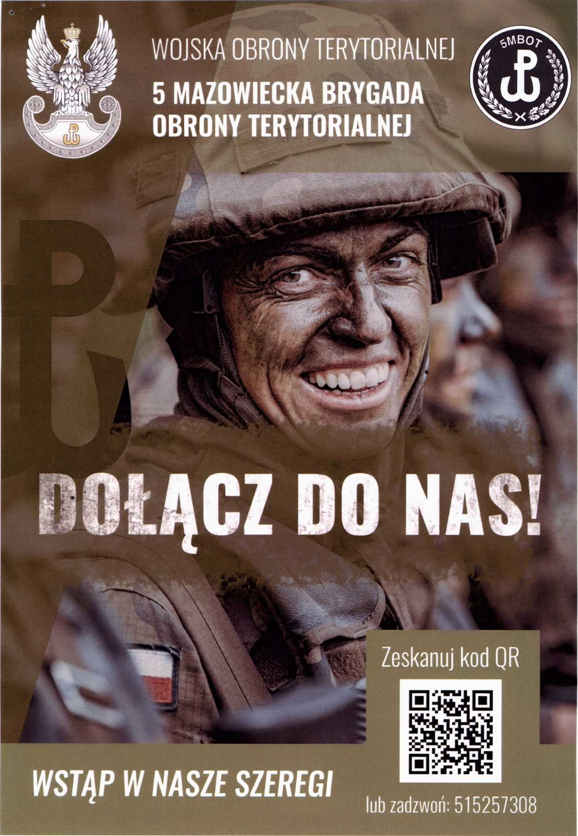 Plakat dotyczący pracy w WOT