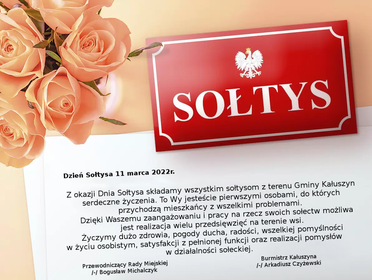 Życzenia dla Sołtysów