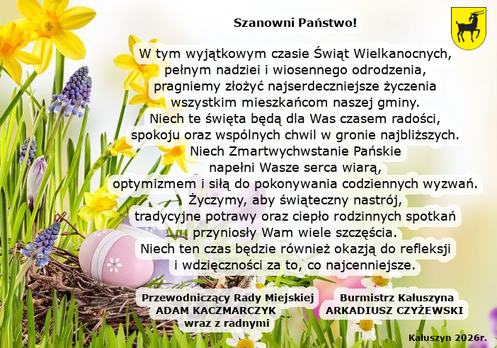 Życzenia Wielkanocne 2026