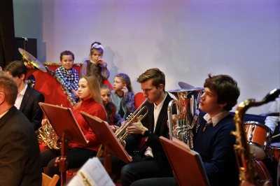 Świąteczne spotkanie Orkiestry Dętej im. Jana Pawła II w Kałuszynie._52